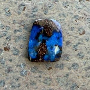 Boulder Opal Blue and Brown loose Stone 9.71 carats.